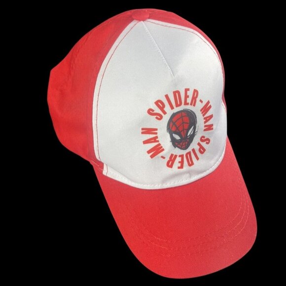 Marvel Spider-Man Red & White Youth Snapback Hat Adjustable Fit - Picture 1 of 7
